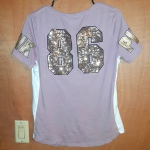 ⚡ vs pink bling tee